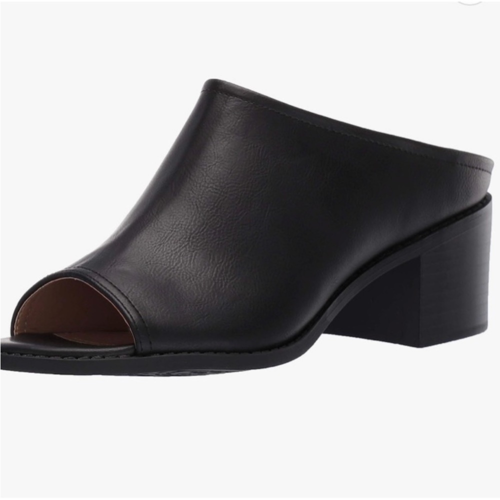 Women's Esprit Black Open-Toe Mules